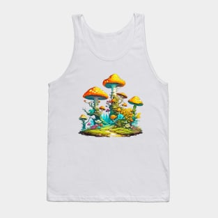 Mushroom in the imagination world Tank Top